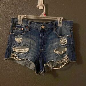 Aeropostale Vintage High Rise Shorty Short
